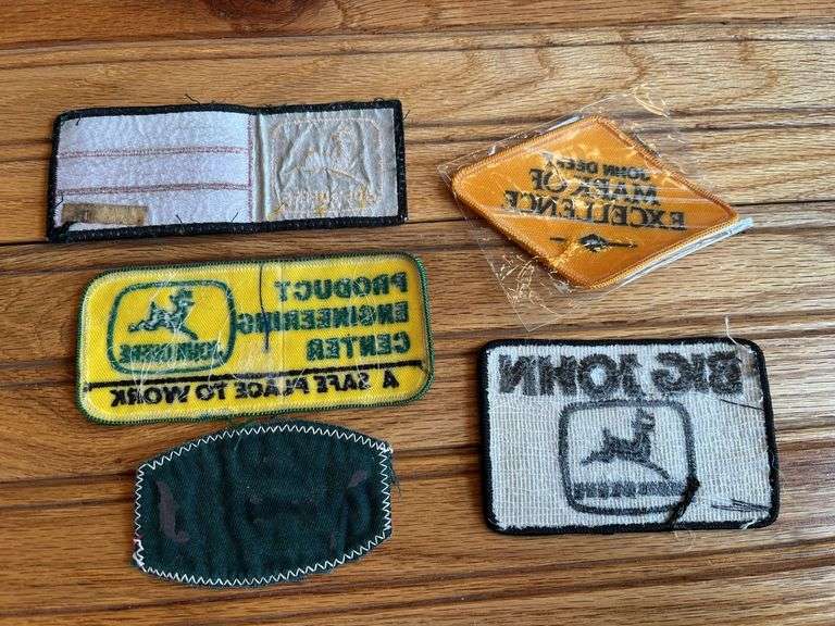(5) John Deere Patches