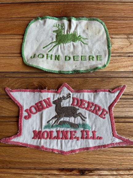 (2) John Deere Patches image