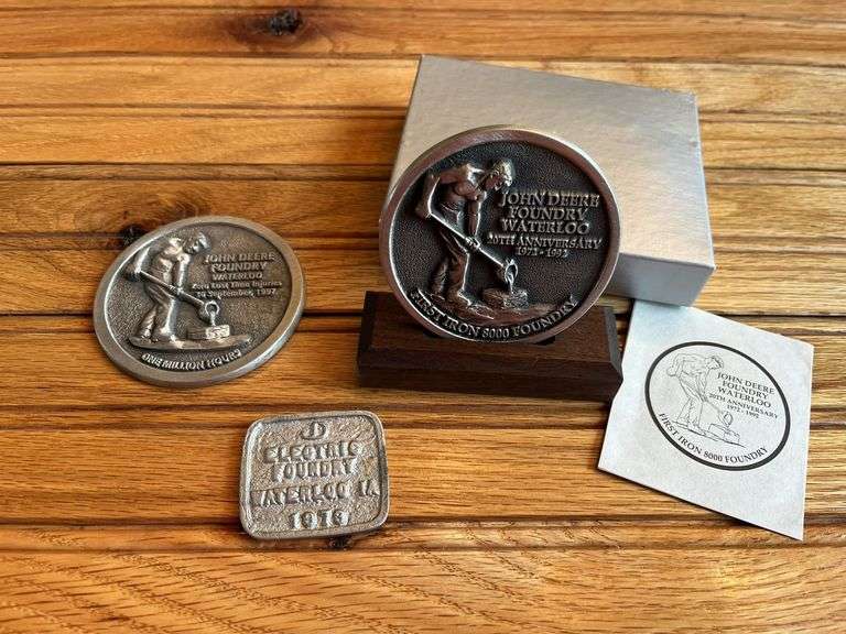 (3) John Deere Medallions image