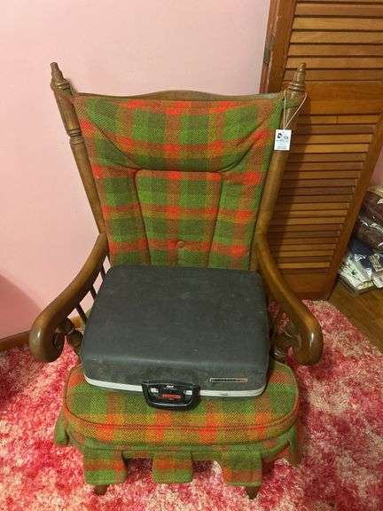 Vintage Rocker and Typewriter