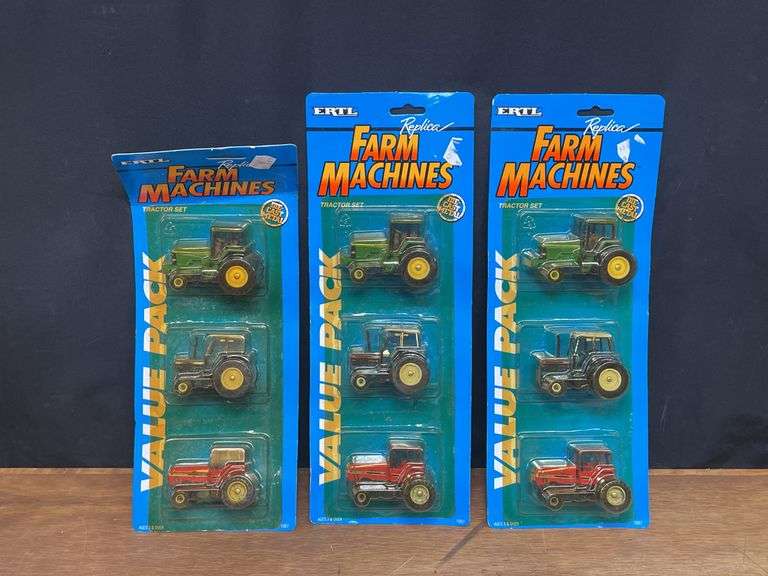 (3) 1/64 Tractor Sets NIB Ertl image