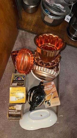 Metal Pans and Mason Jar Caps image