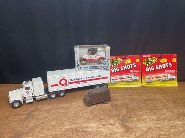 (5) Quality Farm & Fleet + UPS Trucks