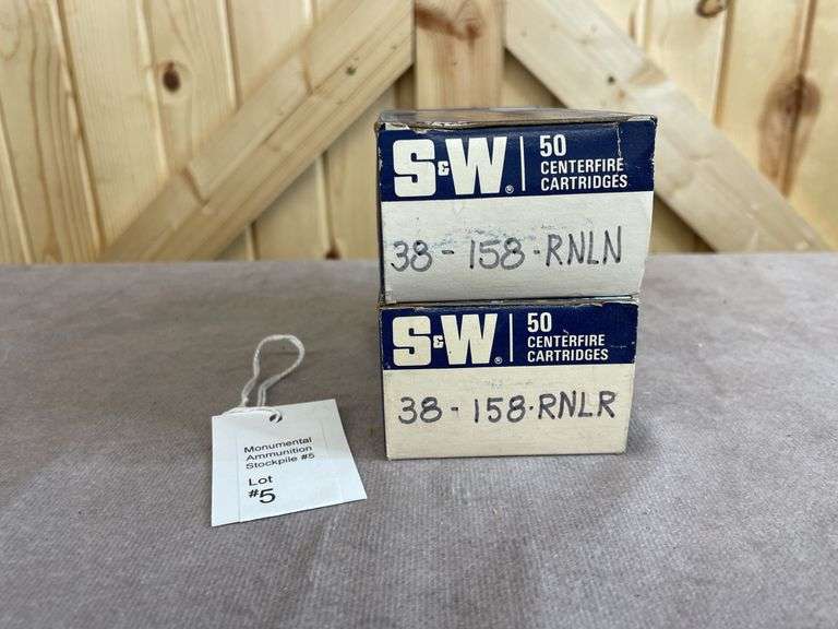 Rare! 2 Boxes S&W 158 Gr. RN .38 Special