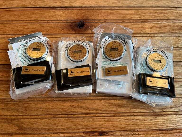 (4) John Deere Clocks image
