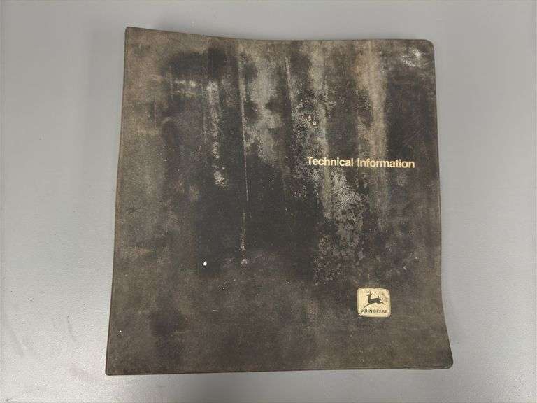 (2) John Deere Technical Information & Operator's Manuals Binders