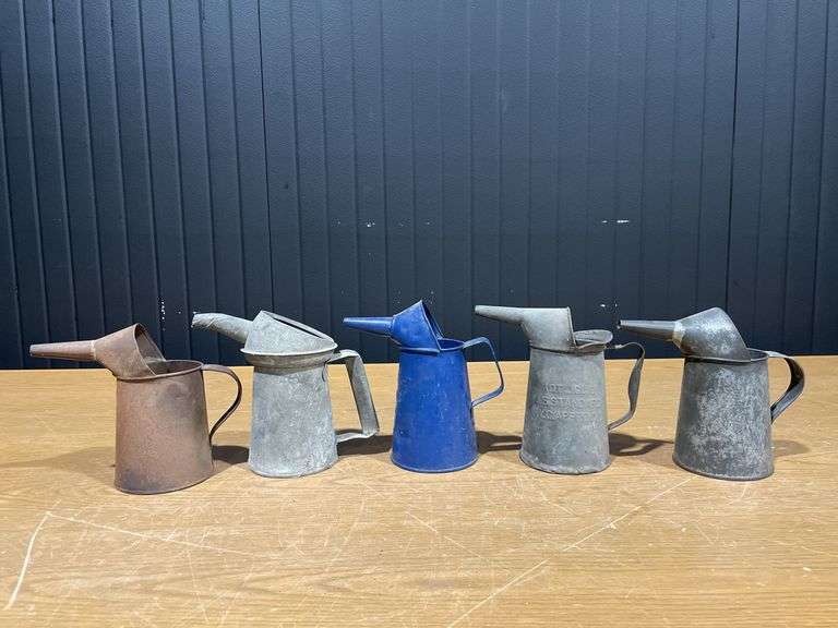 (5) Vintage Oil Dispensers image