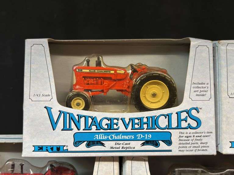 (9) 1/43 Tractors NIB Ertl
