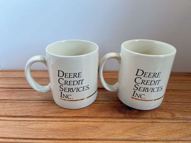 (4) John Deere Mugs