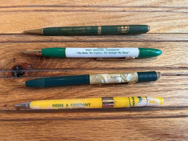 (4) John Deere Mechanical Pencils