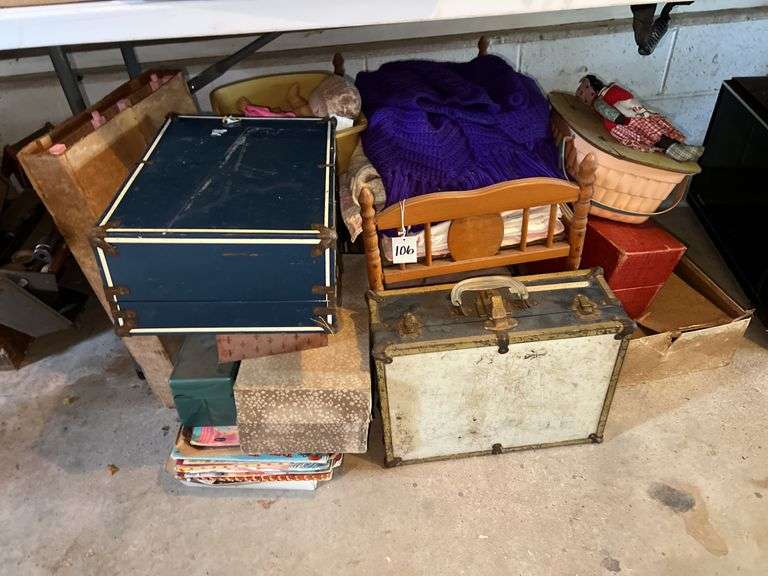 Vintage Toy Dolls with Carry Cases image