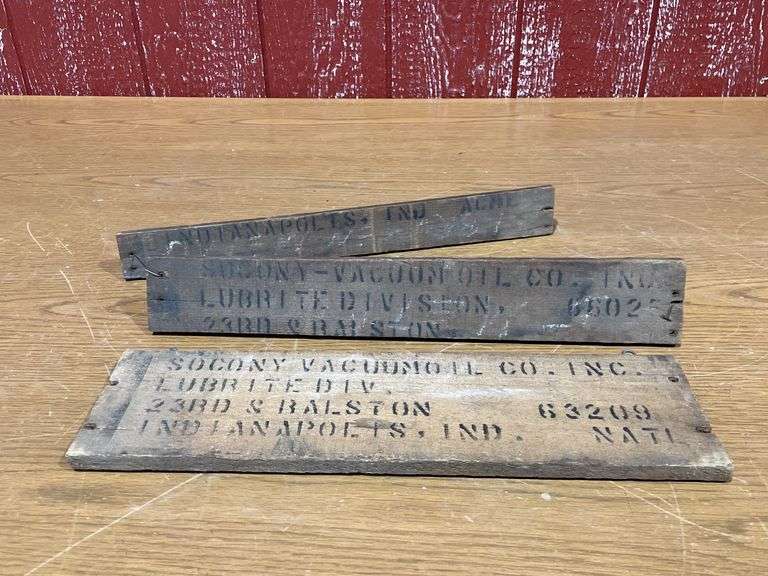 SOCONY-VACUUM OIL CO. INC. Crate Boards image