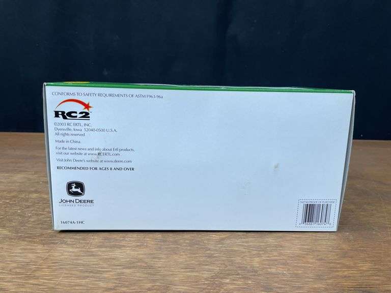 1/16 John Deee 2010 Crawler 2003 Plow City NIB Ertl