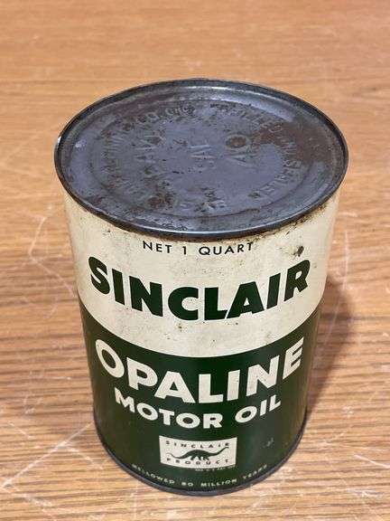 NOS Sinclair Opaline Motor Oil Can