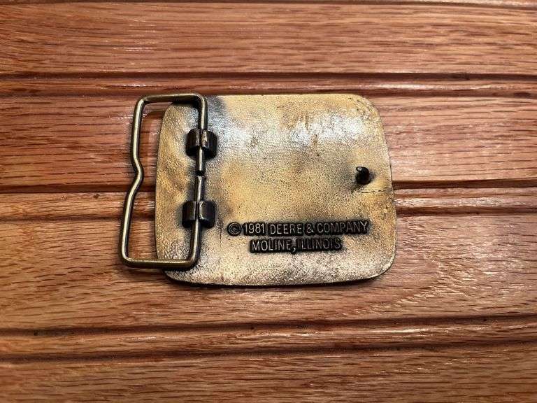 (3) John Deere Belt Buckles