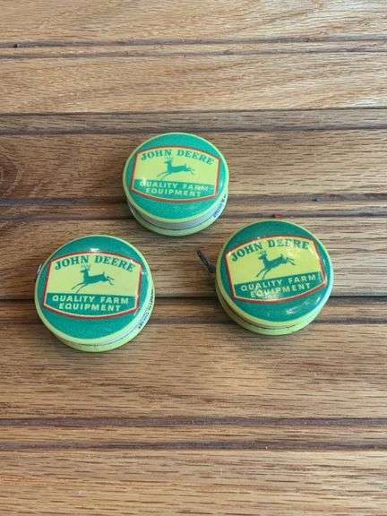 (3) John Deere Celluloid Tape Measures image