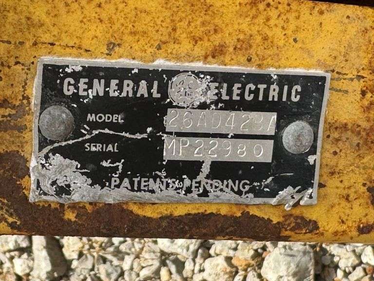 General Electric Elec-Trak Snow Thrower