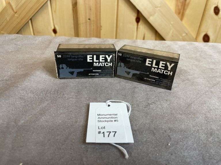 4 Boxes Eley Silhouex Match .22 LR