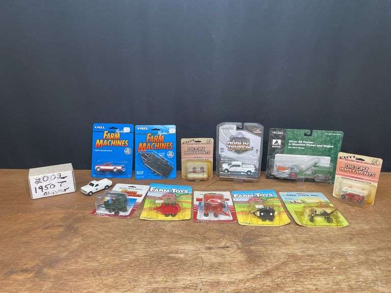 (13) 1/64 Tractors, Trucks, Implements