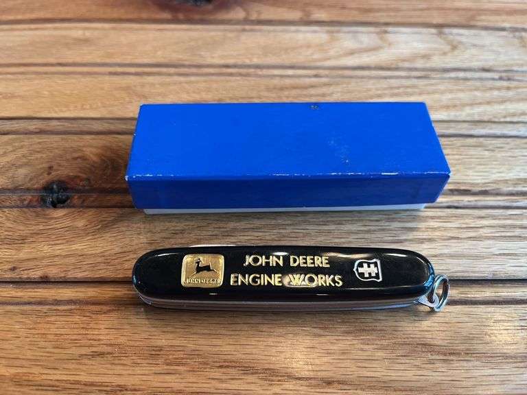John Deere Engine Works Pocket Knife image