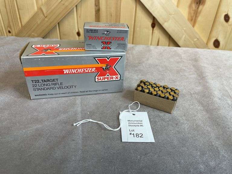 10 Boxes/500 Rounds T22 Target .22 LR