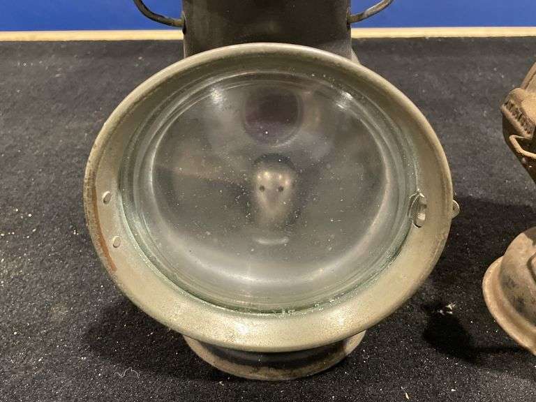 Pair of Dietz Kerosene Headlamps