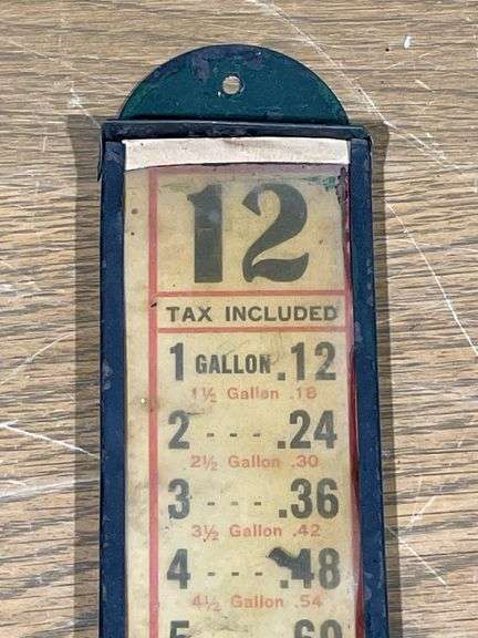 Vintage Gasoline Price Chart