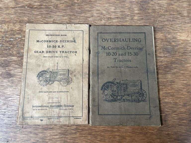 (2) McCormick-Deering Tractor Manuals image