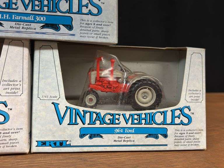 (9) 1/43 Tractors NIB Ertl