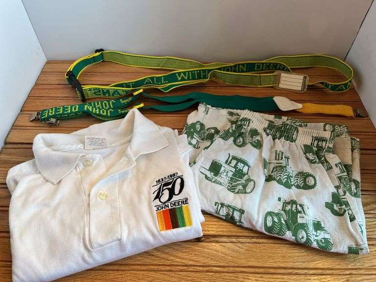 (4) John Deere Shirt, Boxer Shorts, Suspenders, Belt image