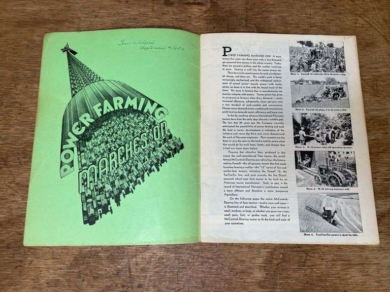 McCormick-Deering Tractor Power Sales Literature