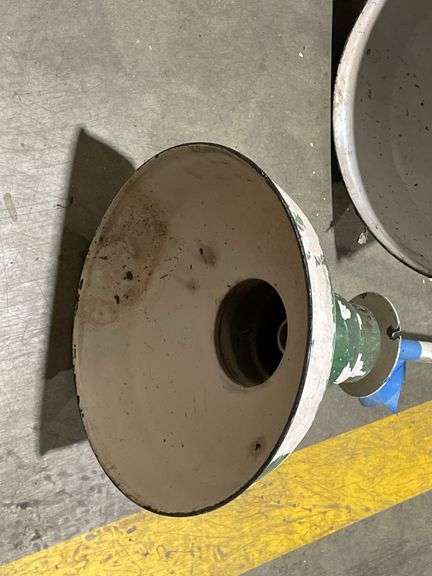 (4) Green Industrial lights