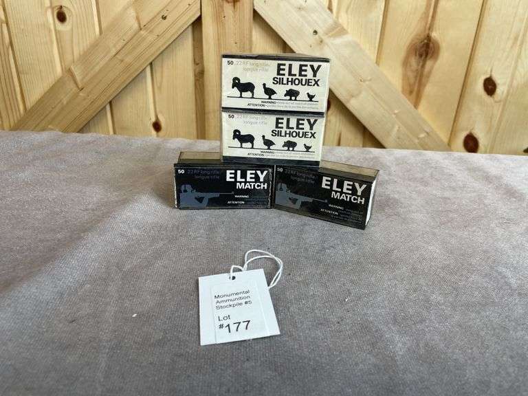4 Boxes Eley Silhouex Match .22 LR