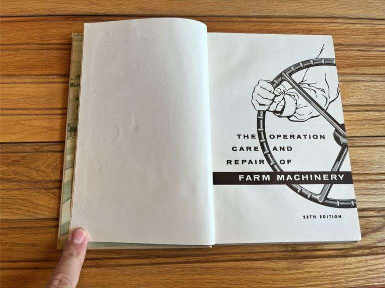 (3) John Deere Operation, Care, + Repair of Farm Machinery Books