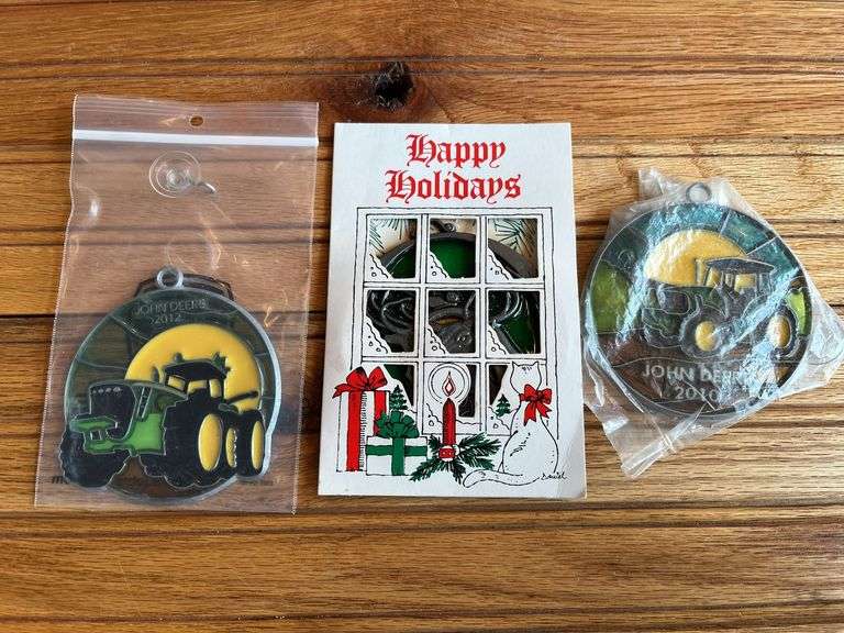 (3) John Deere Sun Catchers