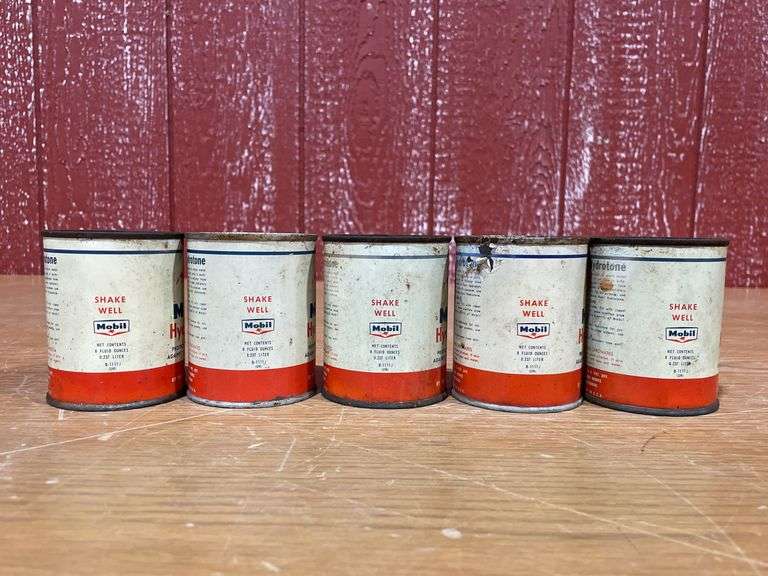 (5) Cans of Mobil Hydrotone