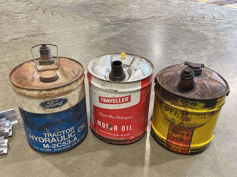 (4) Oil Cans + Reflectors