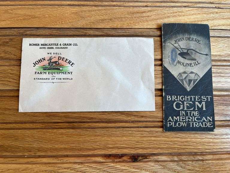 (2) John Deere Sales Literature + Envelope image