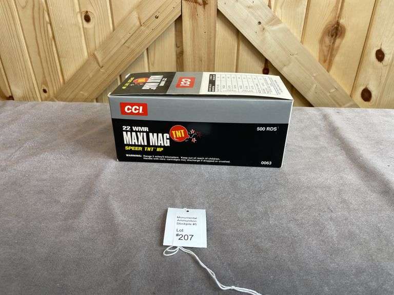 CCI Maxi-Mag TNT HP .22 Magnum