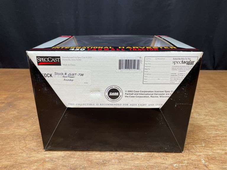 1/16 Farmall 450 2002 Red Power NIB SC