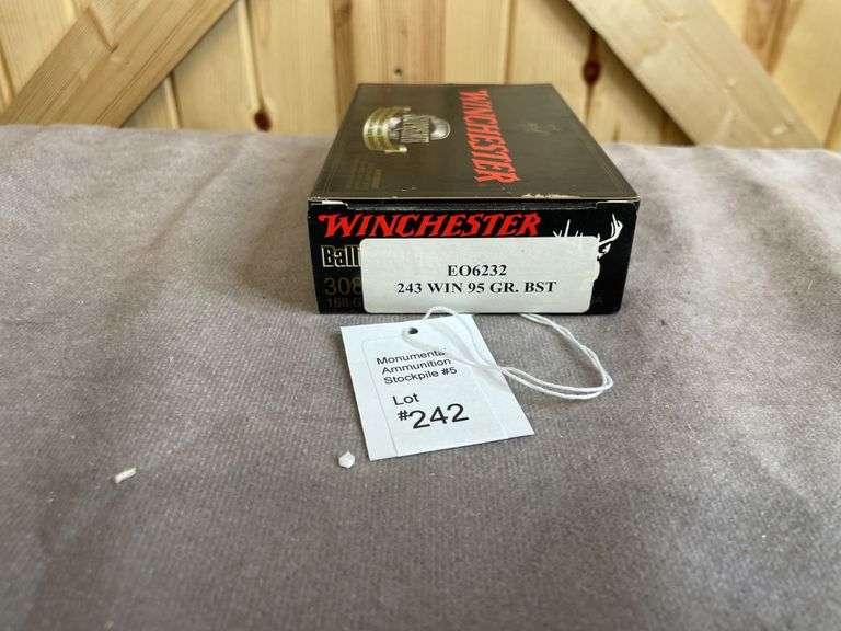 1 Box Winchester 95 Gr. .243 Win
