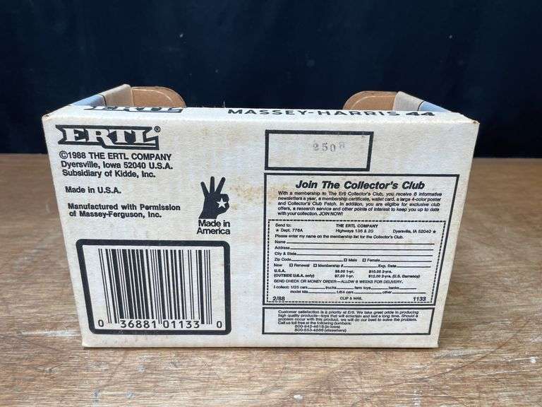 1/16 MH 44 NIB Ertl