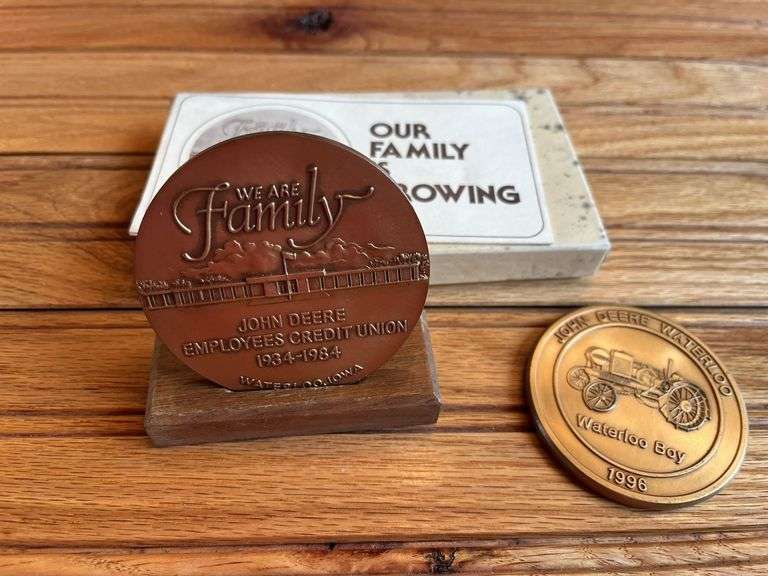 (2) John Deere Medallions image