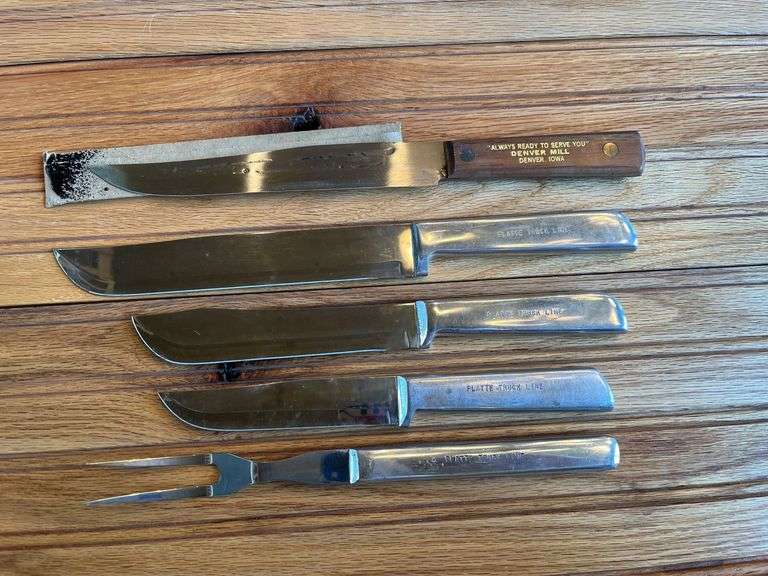 (5) Platte Trucking Line Knives + Fork image