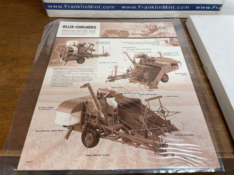 1/12 AC All-Crop 60 Combine NIB Franklin Mint
