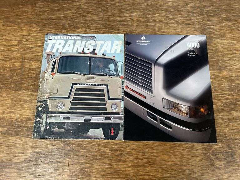 (6) International Truck Sales Literature + Books