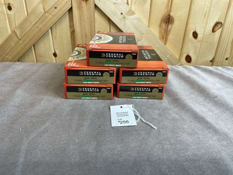 5 Boxes Federal Premium Gold Medal 175 Gr. Sierra MatchKing .308