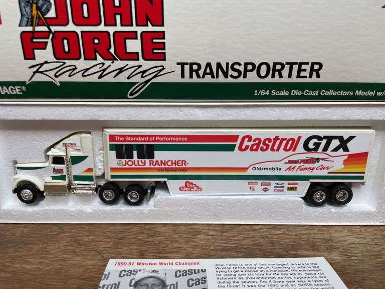 (2) 1/64 Racing Semis NIB Ertl