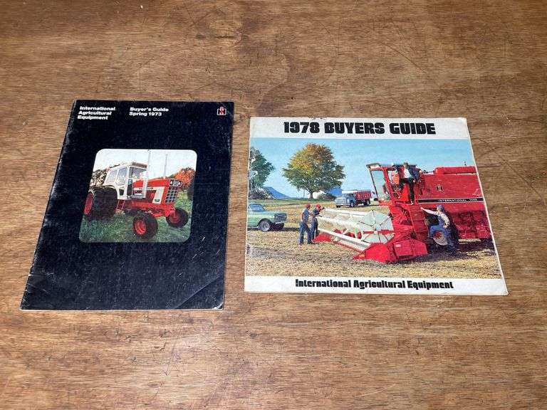 (2) 1973 + 1978 IH Buyers Guides image