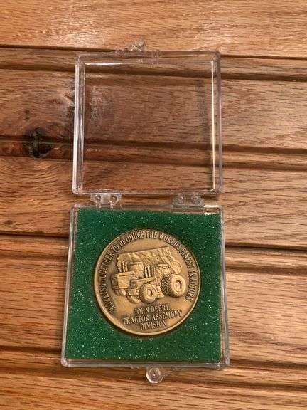 (4) John Deere Coins
